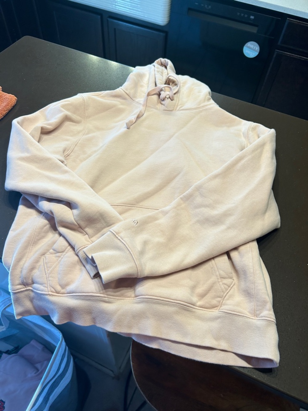 Soft Light Pink Hoodie with Kangaroo Pocket
